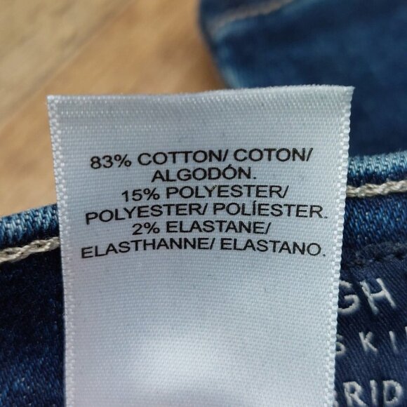 Lucky Brand Jeans Women 6/28 Blue Bridgette Skinny Dark Denim Ankle Stretch - Picture 7 of 16